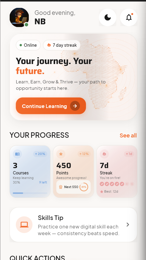 AI Connect Africa mobile app
